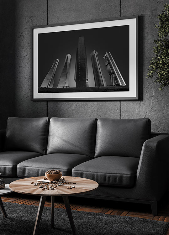 Cartel de gigantes modernos.