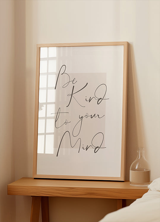 Se amable con tu mente 4 Póster