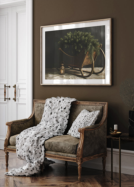 Trineo de Navidad Póster