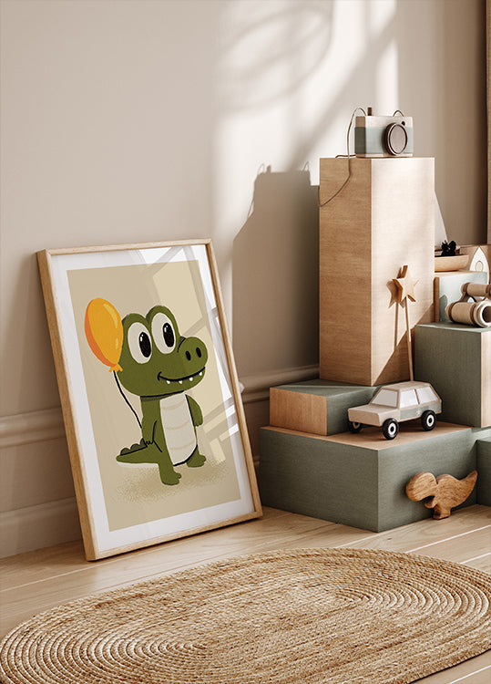 Lindo cocodrilo Póster