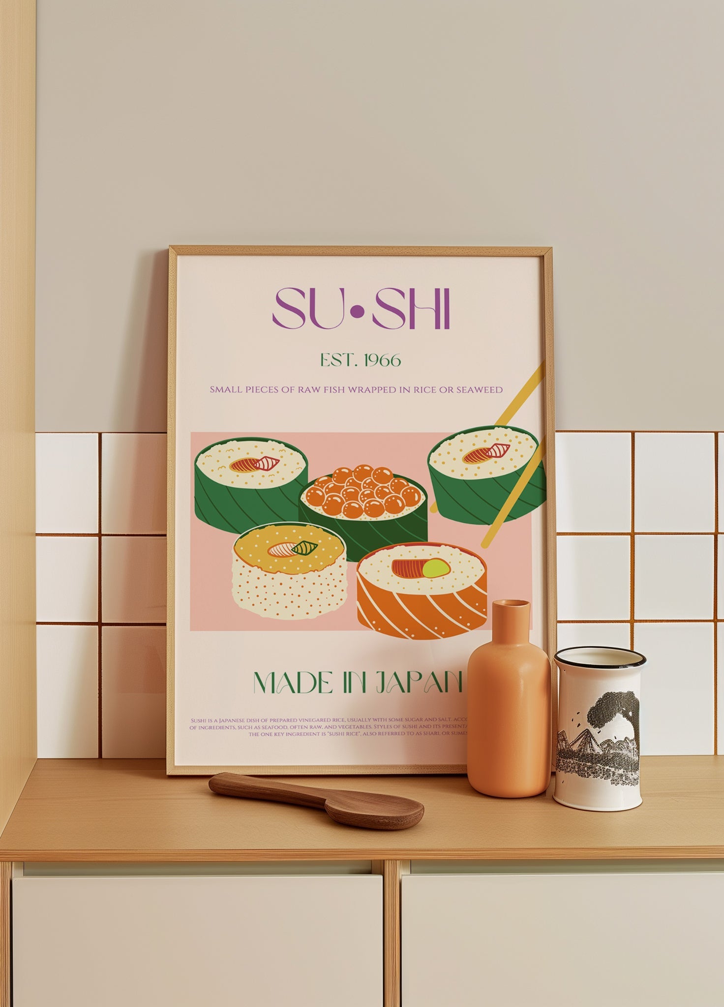 Delicia de sushi Póster