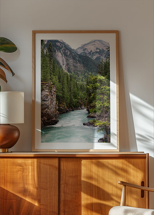 Póster Garganta del río