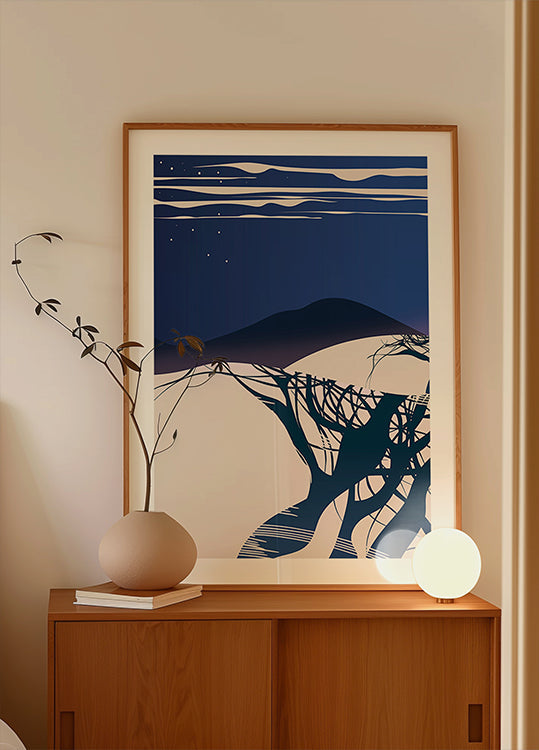 Póster Árboles de invierno