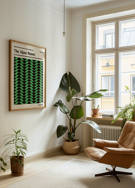 Habitación Viper Retro Póster