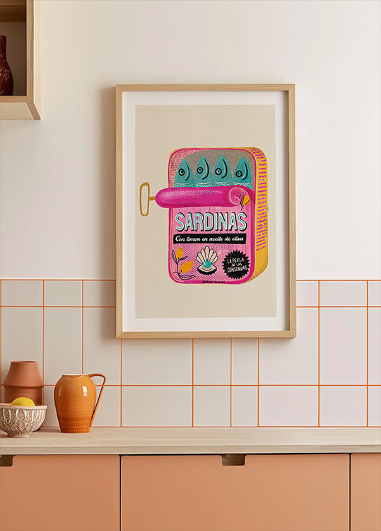 Lata de sardinas Póster