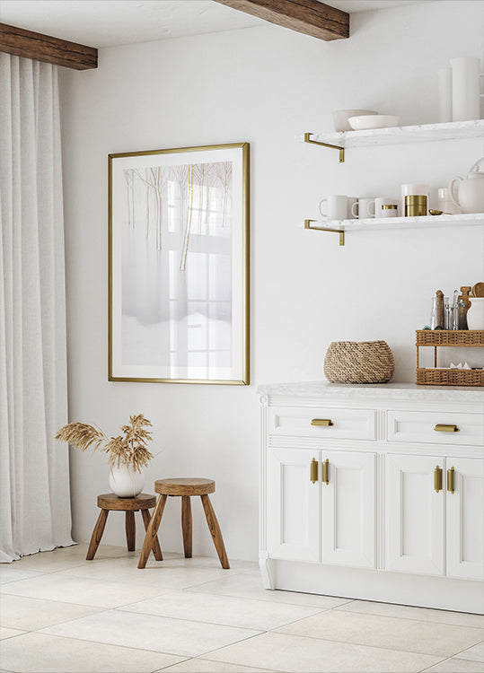 Reflexión de invierno Póster