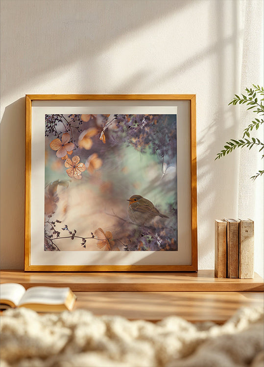 Fantasía de hortensias Póster