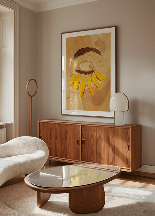 Pestañas Flower Power Póster