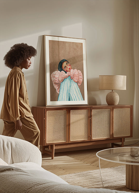 Chica soñando Póster