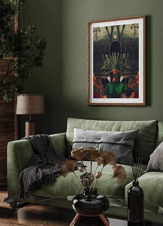 Ella vio el ecuador Póster