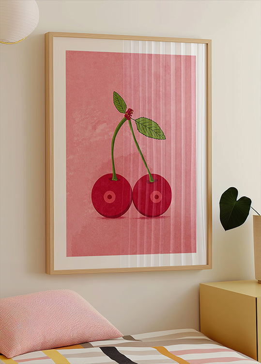 Tetas de cereza Póster