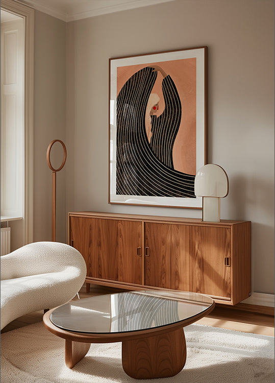 La mujer del vestido negro Póster