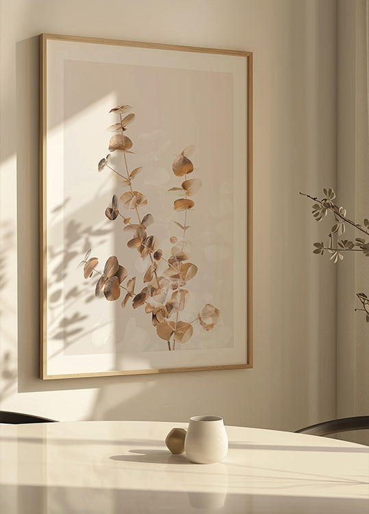 Eucalipto Creativo Oro 03 Póster