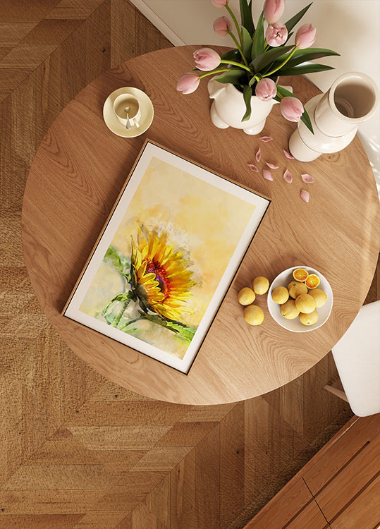 Póster Flor soleada