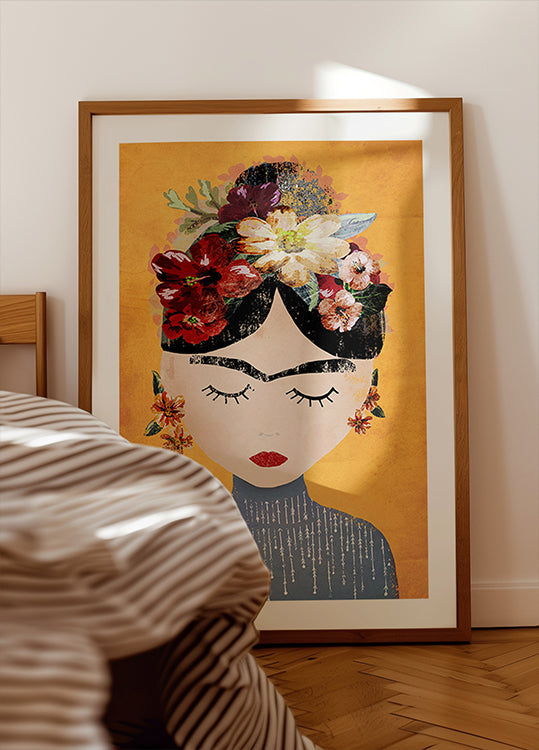 Serenidad floral Póster
