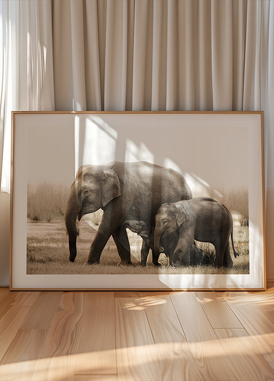 retrato de familia Póster