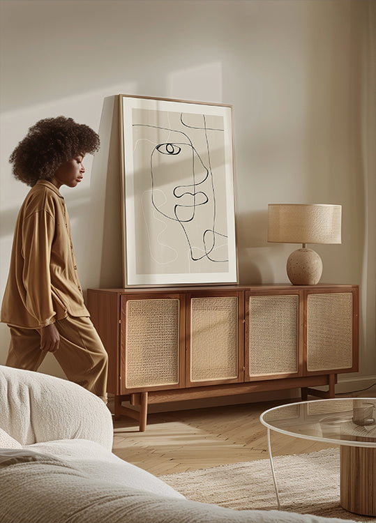 Expresión de línea Póster