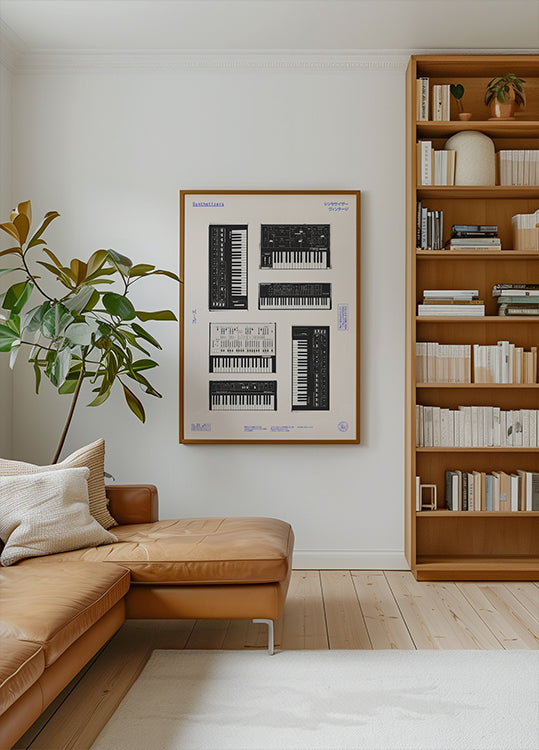 Sintetizadores Póster