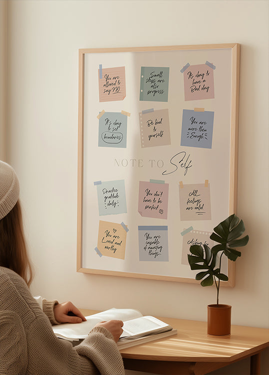 Nota para uno mismo Póster