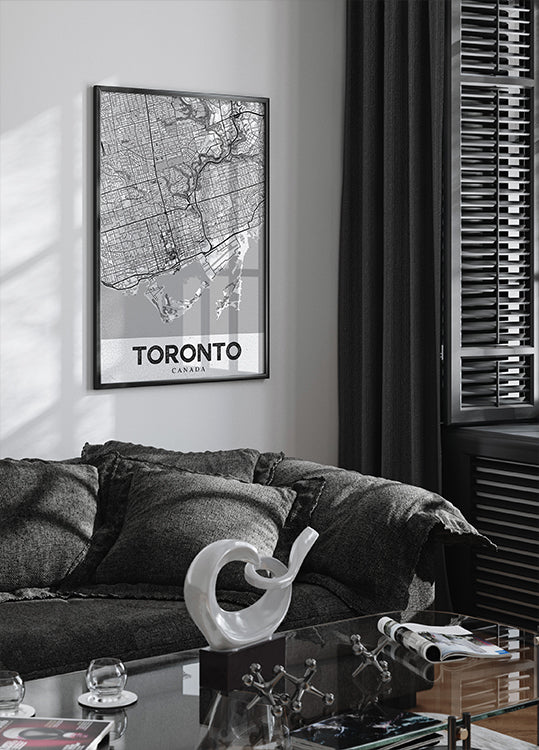 Toronto blanco Póster