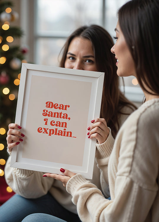 Querido Santa, puedo explicarlo Póster