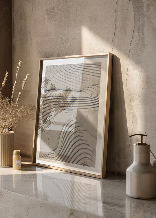 Textura Barro 14 Beige Póster