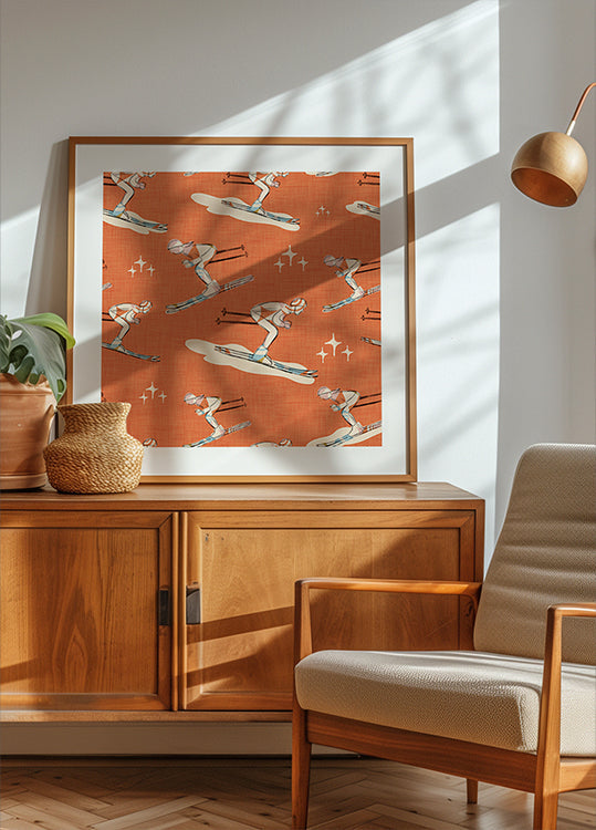 Deportes de invierno Retro Vintage Ski Blue.png (NUEVO)