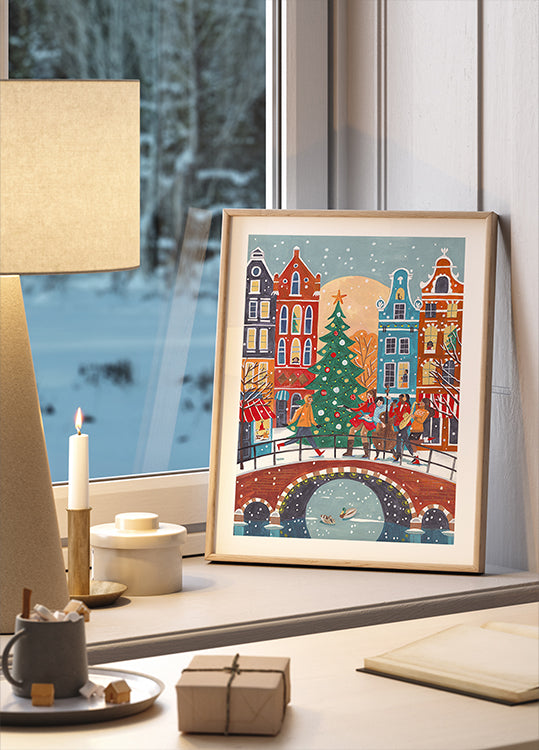 Póster Nevadas en Amsterdam