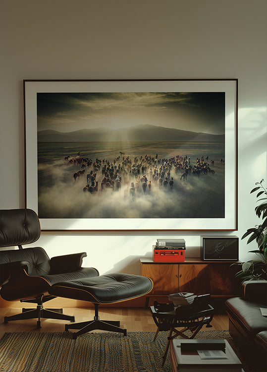 Póster Caballos salvajes