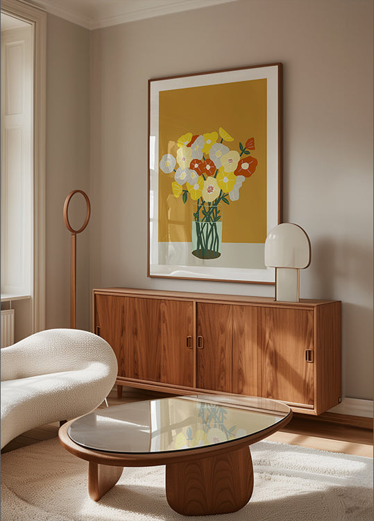 Póster Jarrón de flores