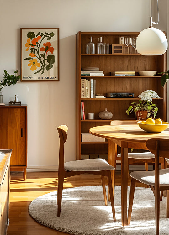 Mercado de las Flores. Póster Copenhague