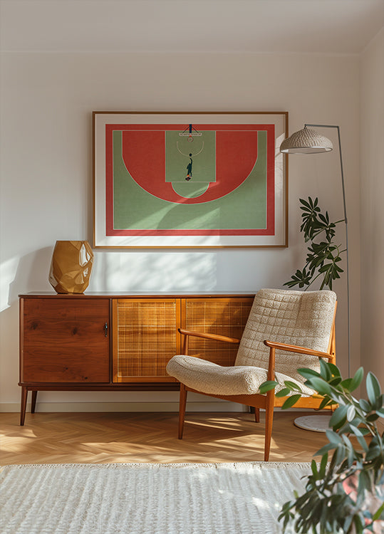 Baloncesto en la sombra Póster