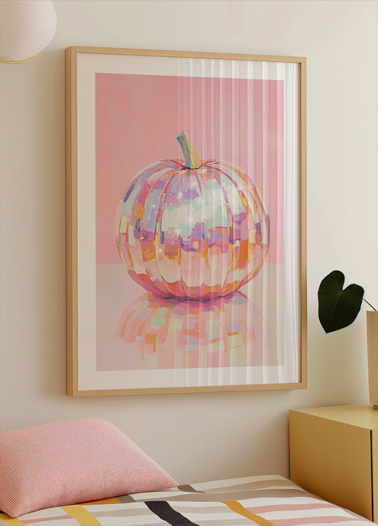 Calabaza iridiscente Póster