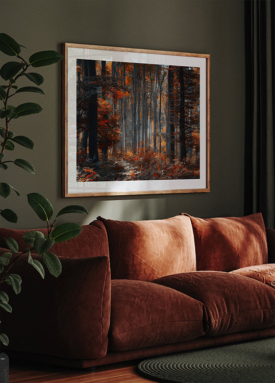 Pintura Bosque Póster