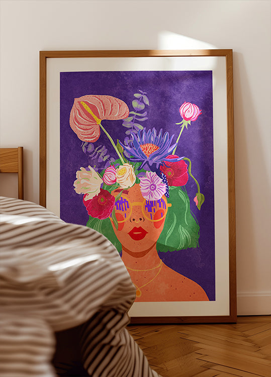 cabeza de flor