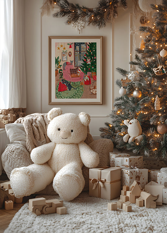 Gatos navideños en NUEVO póster