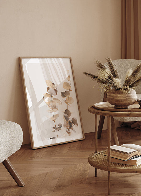 Eucalipto Creativo Oro 01 Póster