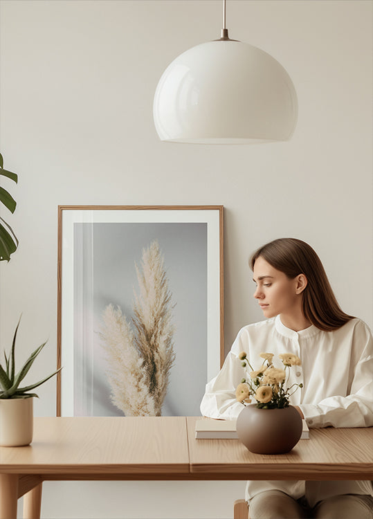 Hierba De La Pampa Gris