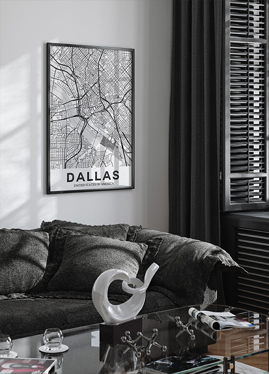 Dallas blanco Póster