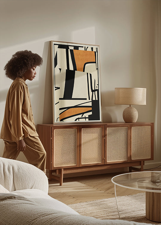 Arte abstracto moderno 65 Póster