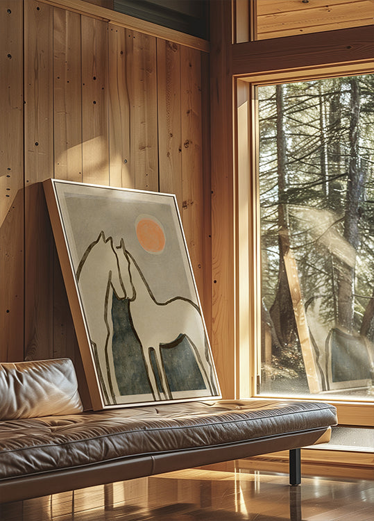 Abrazo equino Póster