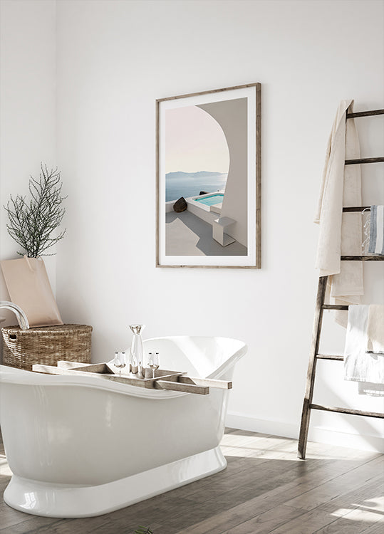 Villa Aenaon con vistas al mar