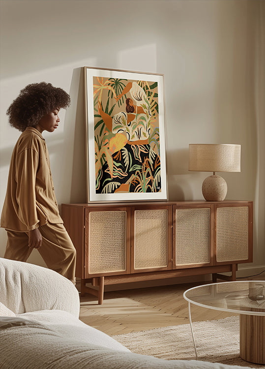 Abrazo de la naturaleza Póster