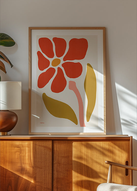 Flor de margarita Póster