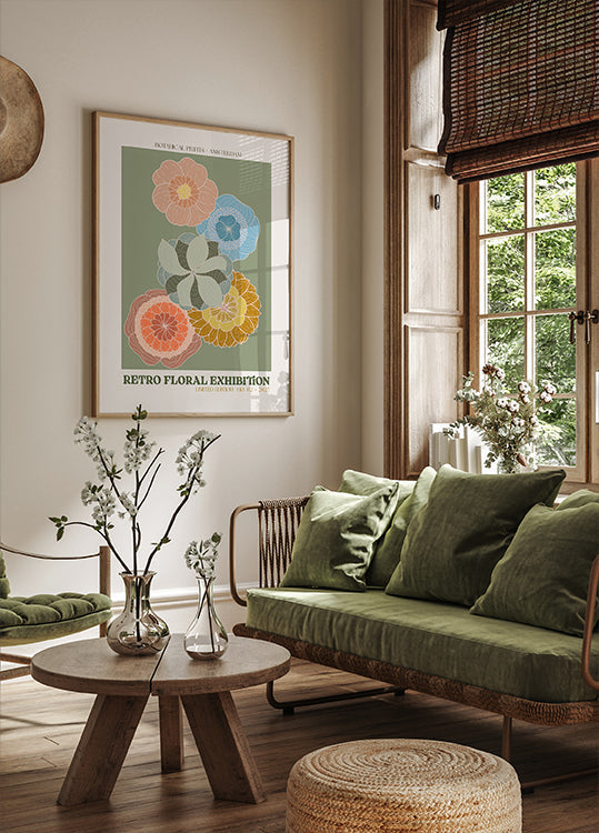 Nostalgia floreciente Póster