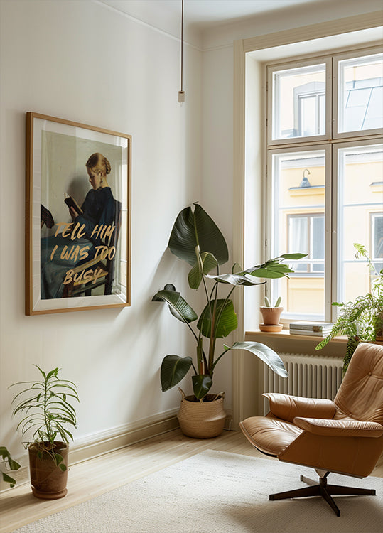 Dile que estaba demasiado ocupado Póster