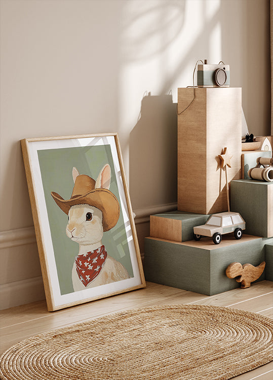 Conejo vaquero Póster