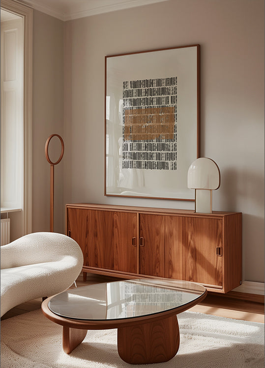 Patrón en contraste Póster