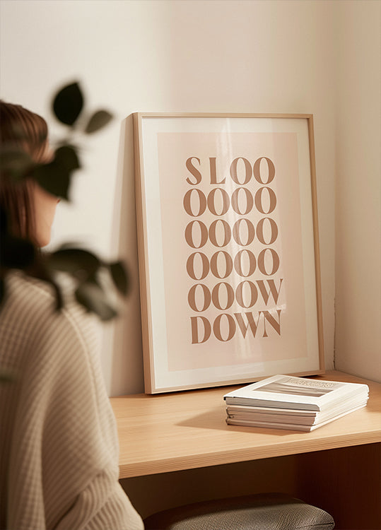 Póster Reducir la velocidad