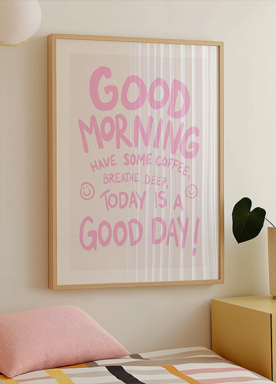 Póster Comienzo alegre